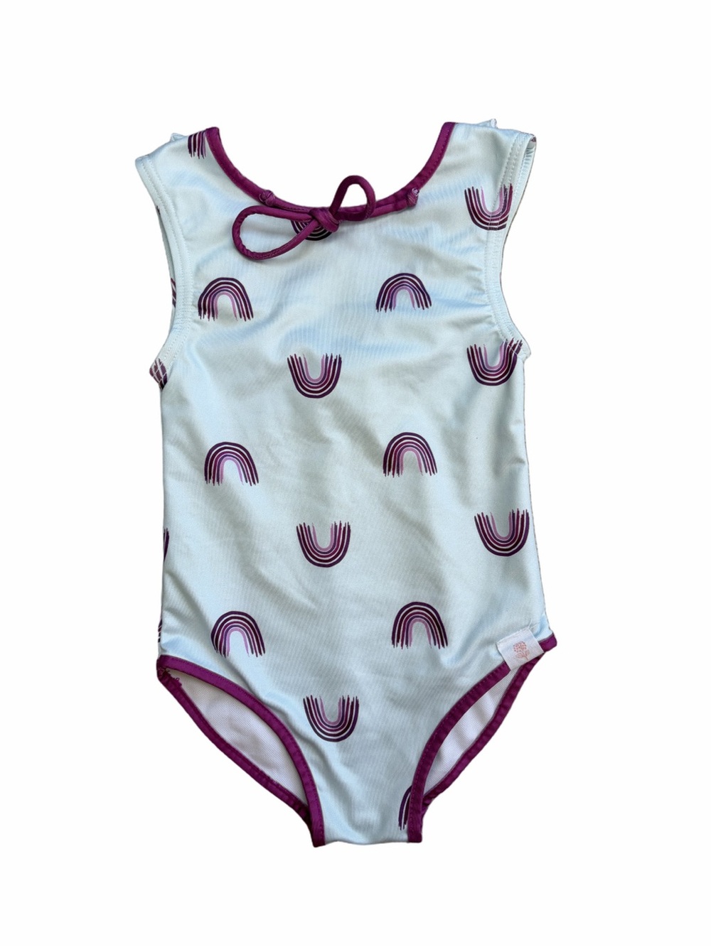 SweetHoney Size 18 Months Purple Rainbow Print One Piece Dance Leotard